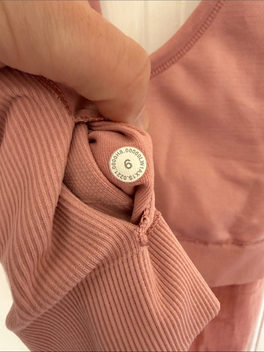 Lululemon Ebb to Street Tank Top - light pink - Picture 2 of 5